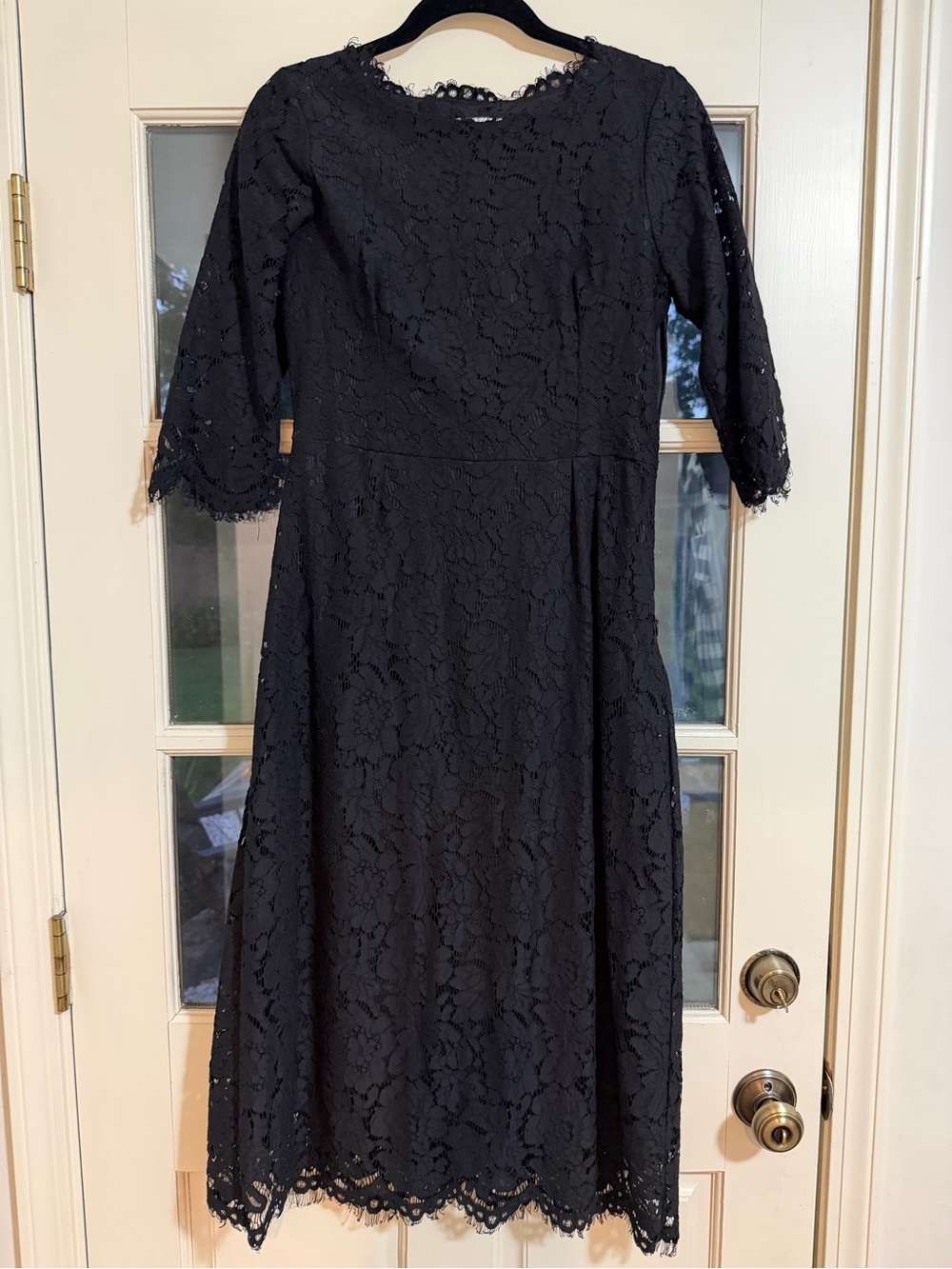 Dainty Jewells Black Lace Midi Dress